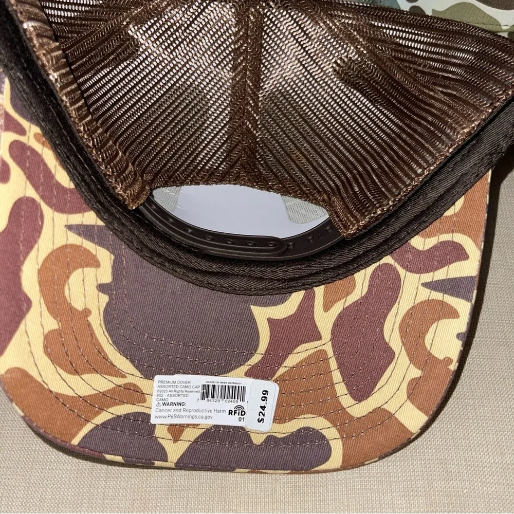 NEW! Two Camo men’s duck hunting -Trucker Hat - Brown and Green - Picture 3 of 4
